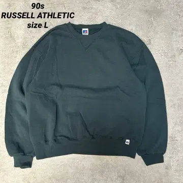 90s 멕시코제 RUSSELL ATHLETIC 다크 그린 맨투맨 L