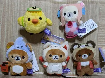 세일 리락쿠마 요괴 할로윈 테노리 봉제 인형 5개 /