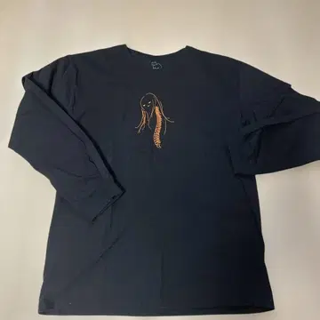 요네즈켄시 아트 프린트 긴팔 티셔츠