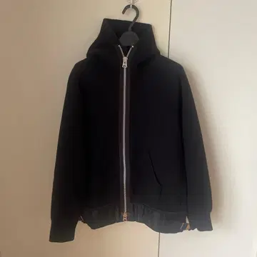 사카이 sacai 블랙 풀 집업 후드티