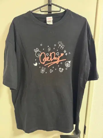 미사용 새상품 TWICE ONCEDAY T셔츠 BLACK L 라이브T셔츠