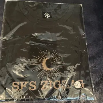 미사용 새상품 -진천지개벽집단- 지그재그 T셔츠 XXL