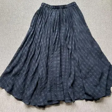 마르티니크 블랙 플리츠 스커트 M