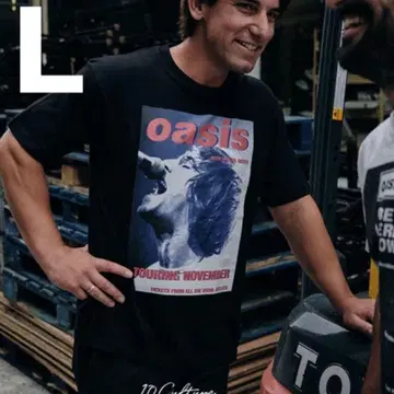 [ 새상품 ] oasis TOURING NOVEMBER 셔츠 블랙