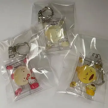 산리오 에어퍼프 키링 마카롱