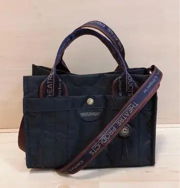 새상품급 시어터 프로덕츠 JQ 테이프 스퀘어 토트백 M