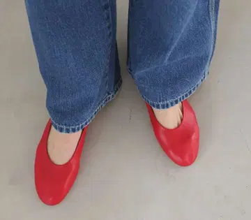 SLOBE IENA SLOBE 가죽 발레 슈즈 22.5