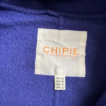 CHIPIE 네이비 더플 코트 EUR 36