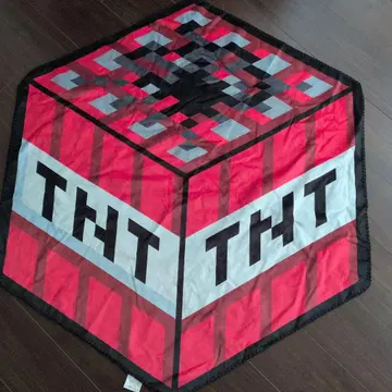 마인크래프트 TNT 블록 육각형 플리스 담요