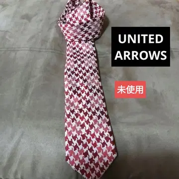 UNITED ARROWS 하운드 투스 넥타이 피오리오