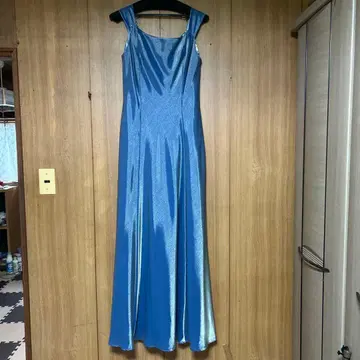 GENETIVIEN 파랑 슬리브리스 롱 드레스 13