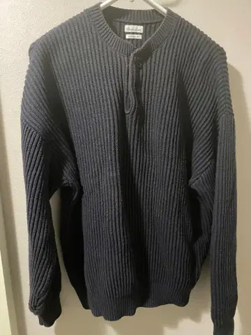 steven alan 리브 니트 LOOSE FIT 다크 네이비