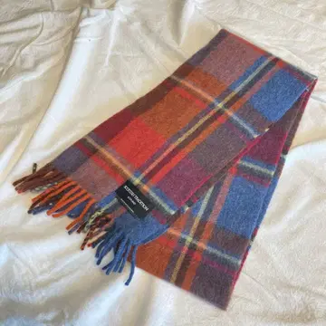 SCOTTISH TRADITION 머플러 체크 무늬 울 영국