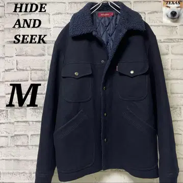 새상품급! HIDE AND SEEK 보아 자켓 안감 퀼팅