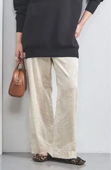 UNITED ARROWS 코듀로이 스트레이트 팬츠 S