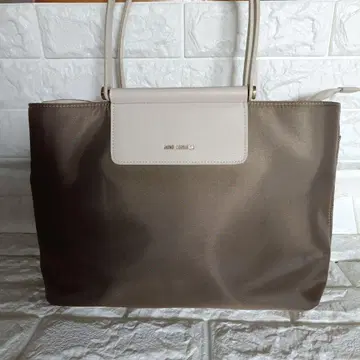 MONO COMME CA 브라운 토트백 A4 수납 가능