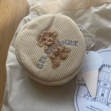 GELATO PIQUE 코듀로이 파우치