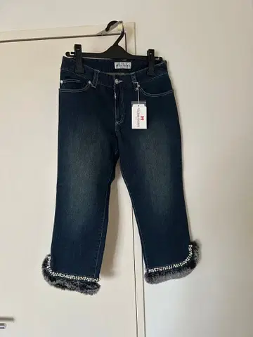 갤러리 비스콘티 데님 팬츠 크롭 기장 M