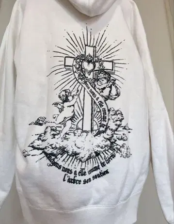 BUBBLES 크로스 엔젤 후드티 원피스