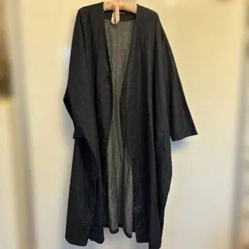 mizuiro ind 데님 와이드 롱 코트