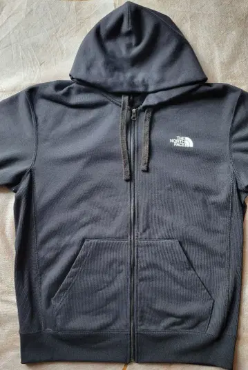 THE NORTH FACE 블랙 집업 후드티 S