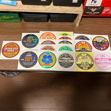 미니 사륜구동 J-CUP 회장 한정판 스티커! 레어 판매