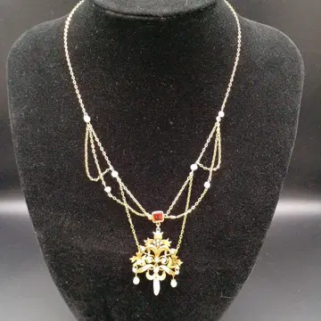 빈티지풍 골드 목걸이 3금