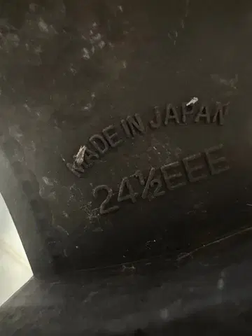 일본제 블랙 로퍼 24.5EEE