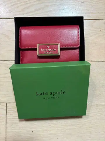 kate spade 접이식 지갑 레드