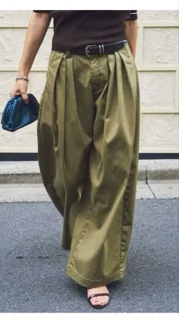 Plage R'IAM Super wide CHINO 팬츠 38