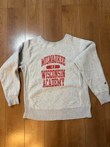 Champion 리버스 위브 복각 맨투맨 칼리지 로고