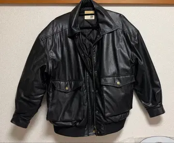 Java 가죽 자켓 블랙