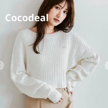 코코딜 케이블week 자수 니트 cocodeal