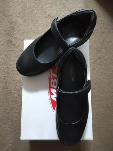 인기 MBT 실리마6S 내퍼 멜리 제인 신발 블랙 38