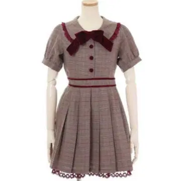 [택 포함 미사용 새상품] LIZ LISA 글렌체크 원피스