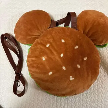 단종품 미키 햄버거형 백 디즈니