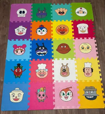 호빵맨과 친구들 조인트 매트 부드러운 매트 20개