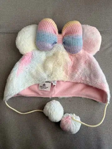 상하이 디즈니 팬캡 미니 레인보우 컬러 마카롱