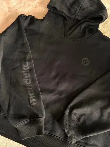 manduka 블랙 후드티 요가웨어