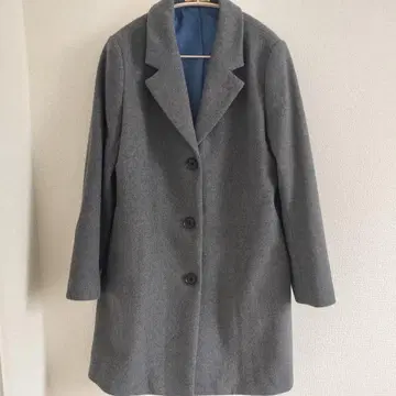 [ 새상품급 ] ORIHICA 그레이 롱 코트 체스터 코트 3 버튼
