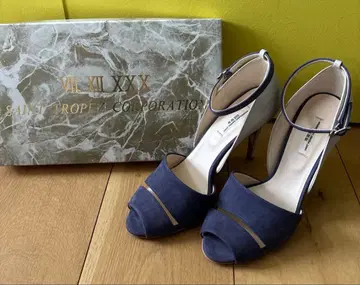 [ VII XII XXX ] 새상품급 펌프스 스웨이드 네이비