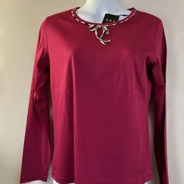 DAKS 하우스 체크 리본 긴팔 티셔츠 사이즈 38