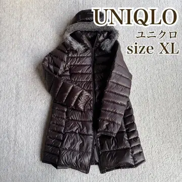 유니클로 3way 프리미엄 울트라 라이트 롱 다운 후드 퍼