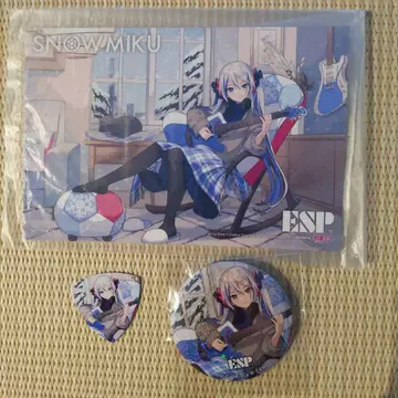 유키 미쿠 BIGBOSS 삿포로 회장 한정판 피크 엽서 캔 배지 ESP