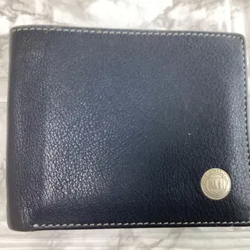 [ 초 레어 상품 ] BMW 네이비 가죽 접이식 지갑 ALPlNA