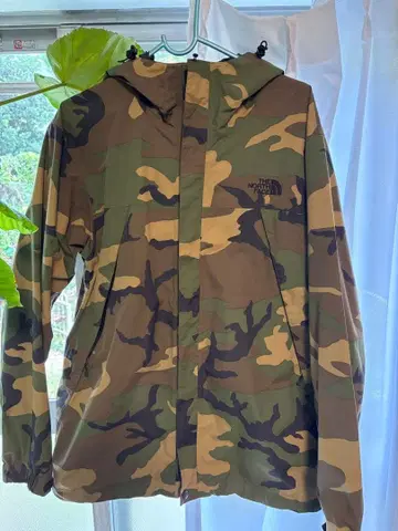 THE NORTH FACE 카모플라쥬 마운틴 후드티 L