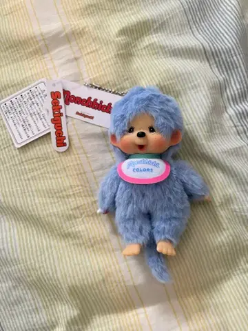 몽치치 COLORS 키체인 컬러즈 블루 파랑 마스코트