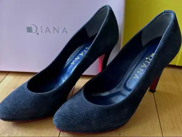 새상품급 DIANA 스웨이드 펌프스 네이비
