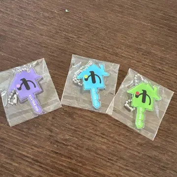 유리 유린치 오미쿠지 참여자 오리지널 아크릴 'Key' 홀더 3개 세트