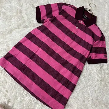 폴 스튜어트 피케 셔츠 핑크 M